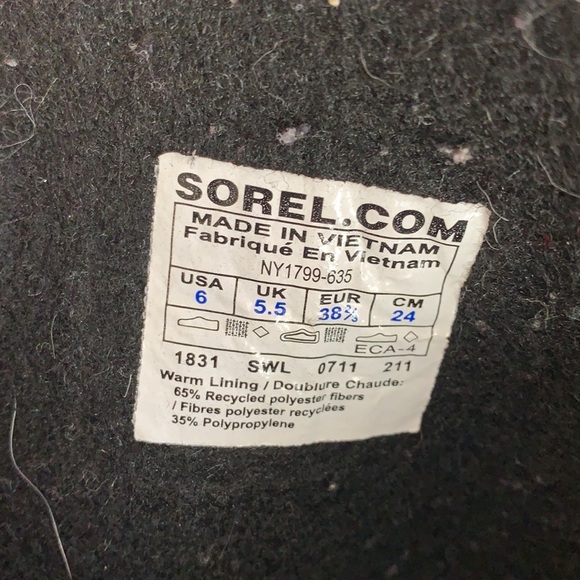 Sorel Snow Otter Boots, super warm, size 6 - Picture 7 of 8